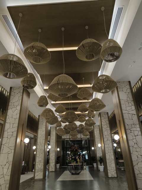 Glass, lobby achtergronden