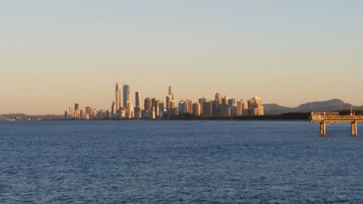 Gold Coast at Sunset