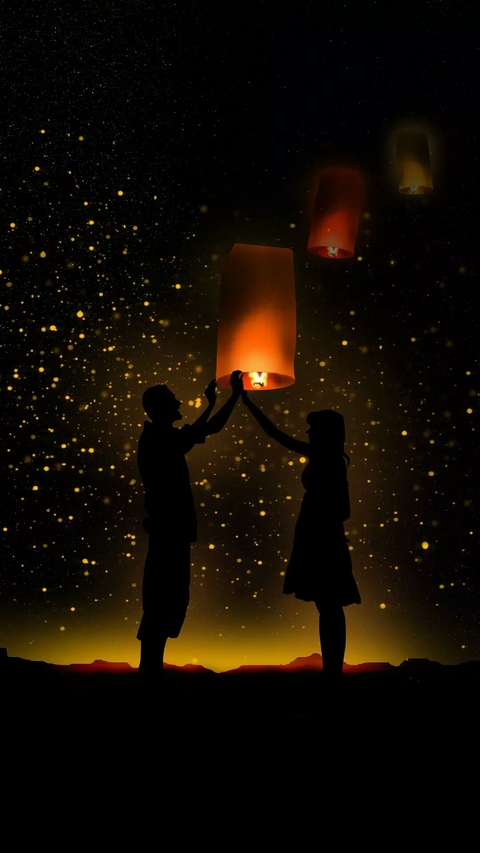 shiny night
