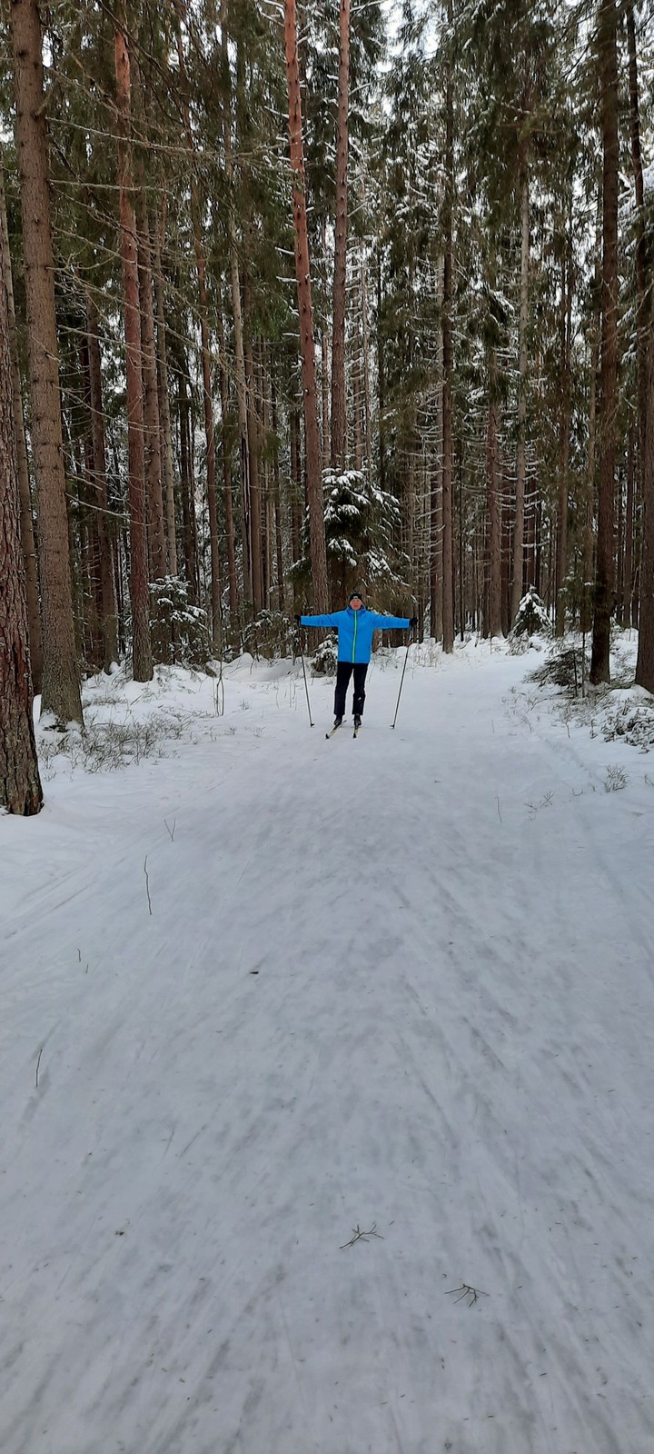 снег