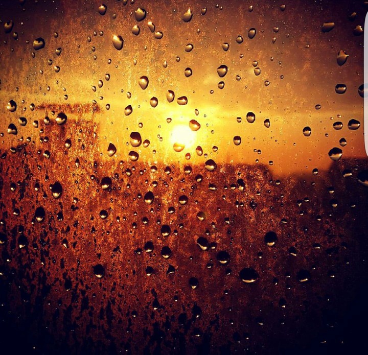 rain in the sun