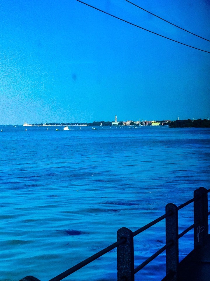 Venice in train