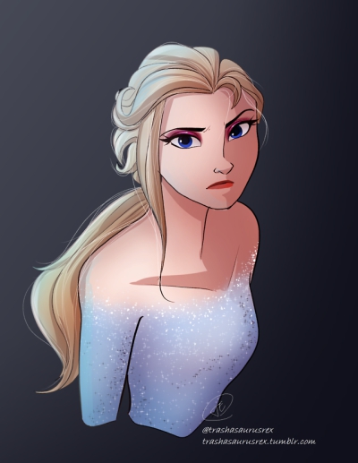 ELSA DETERMINED LOOK