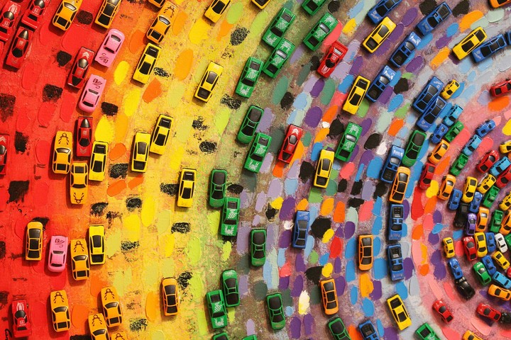thousands of cars.