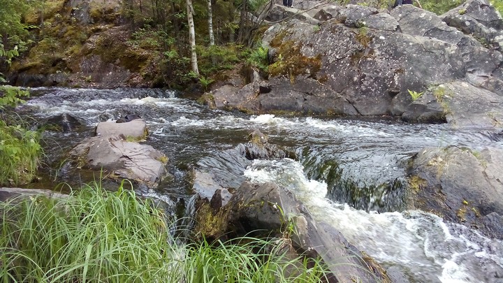 Kivach waterfall