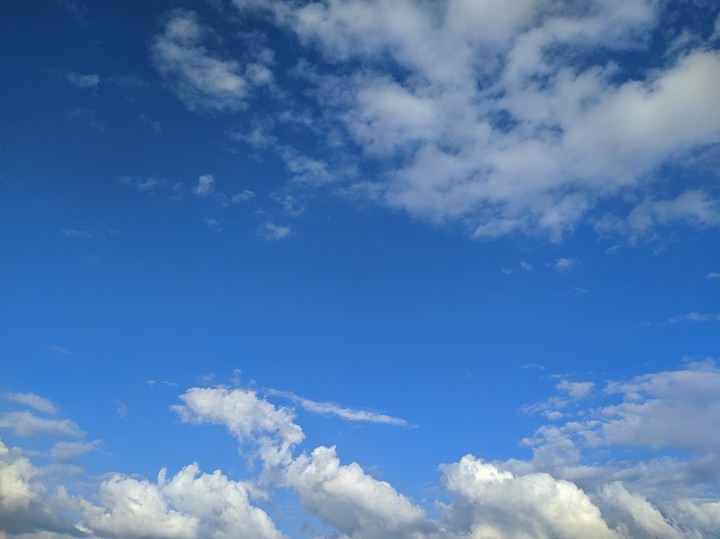 Beautiful blue sky