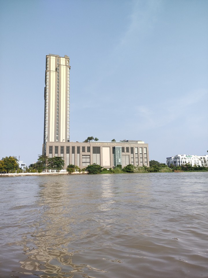 Building on river