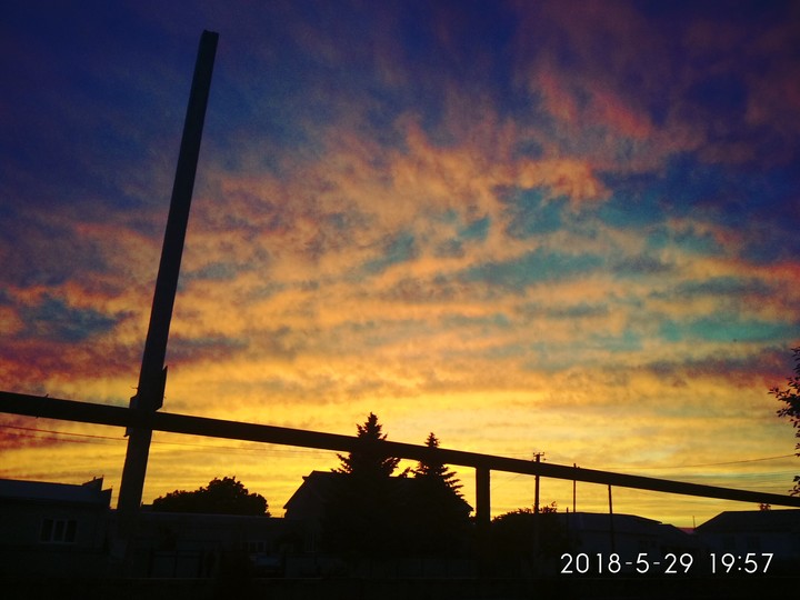 Stunning sunset