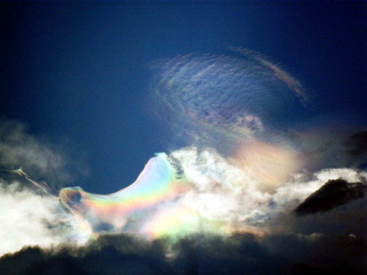 Colored clouds