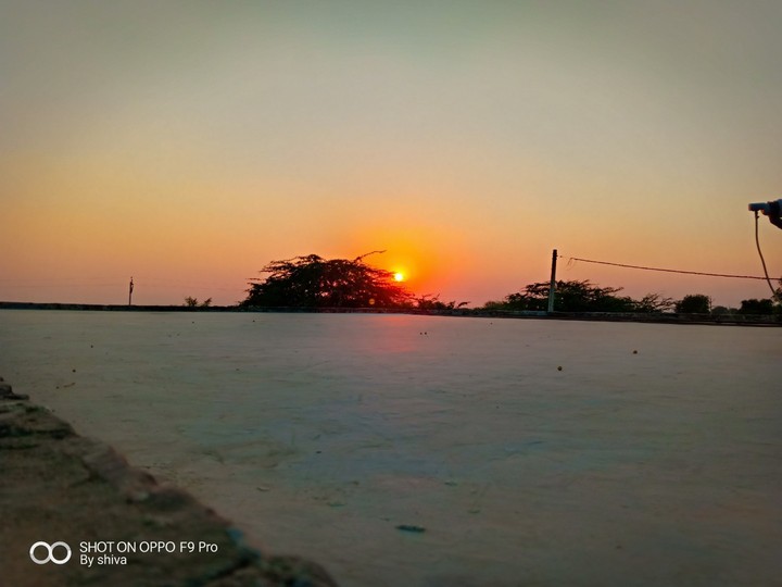village sunset