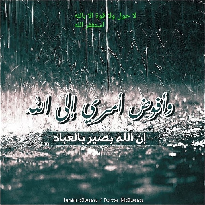 و أفوض أمري إلى الله