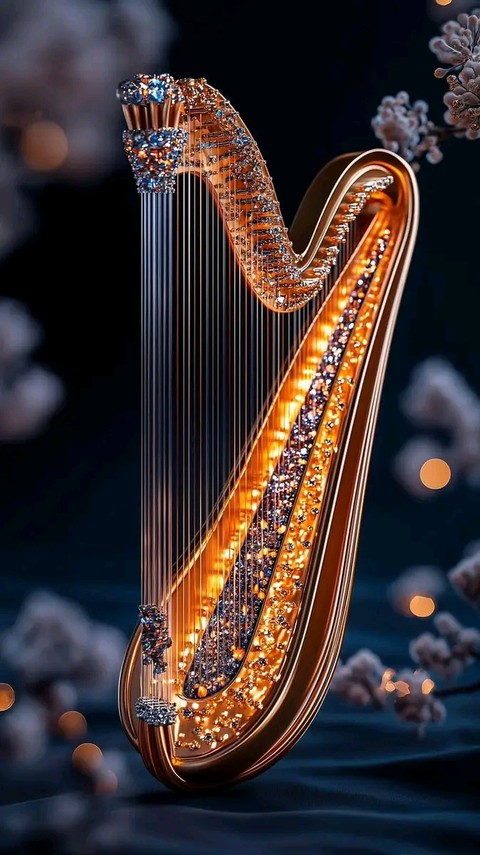 chordophone, harp duvar kağıtları