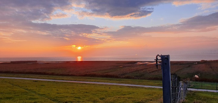 Sunset am Deich