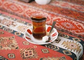 tea on the carpet