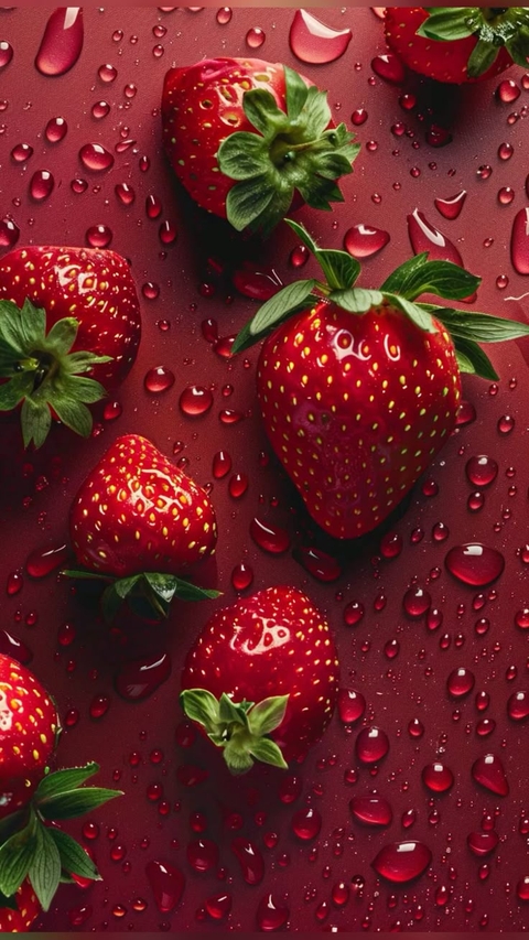 strawberries, berry háttérképek