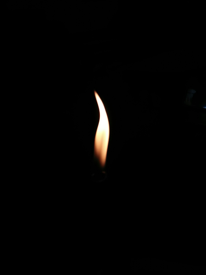 candle fire