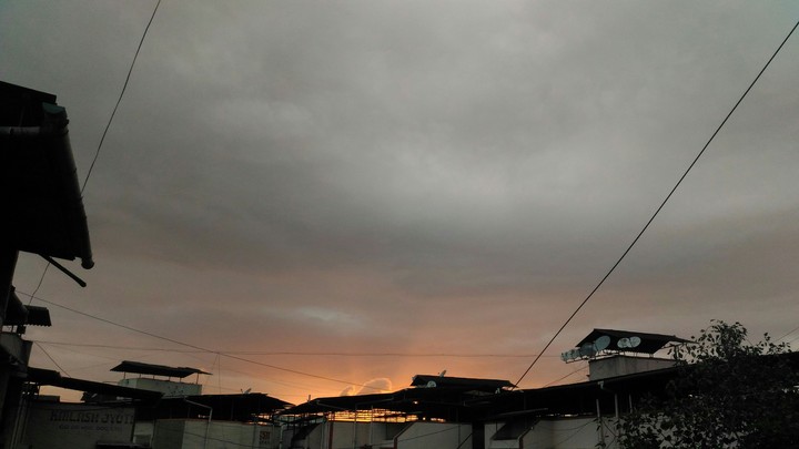 sunset.