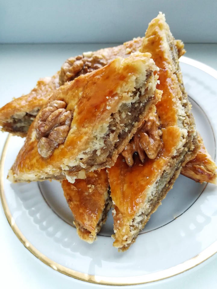 homemade baklava