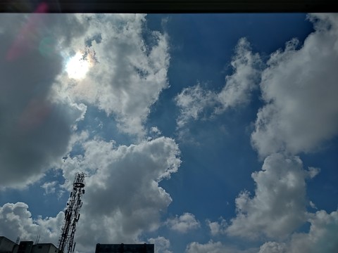 cloud, city Hintergrundbilder