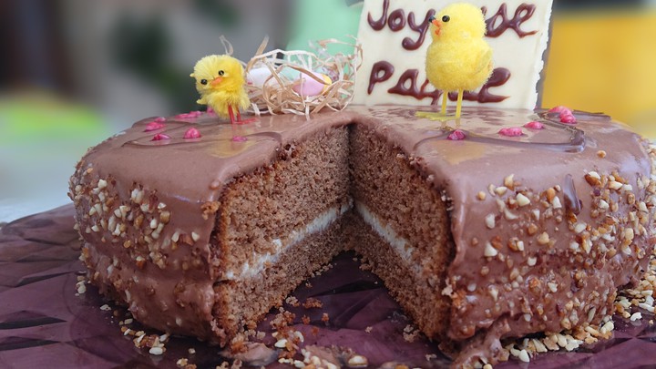gâteau aux chocolat de pâques