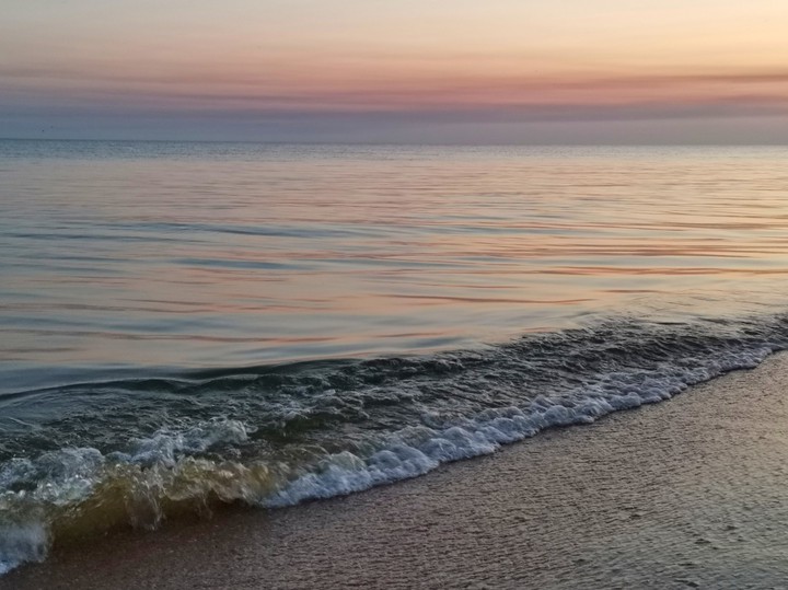 Вечернее море