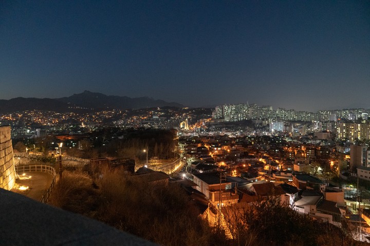 Seoul Naksan Park Night Veiw