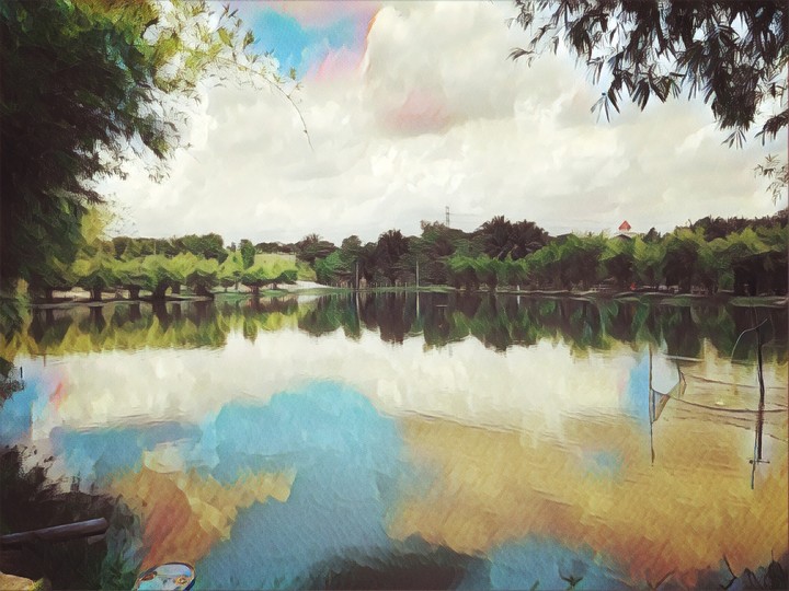 peaceful and serene
