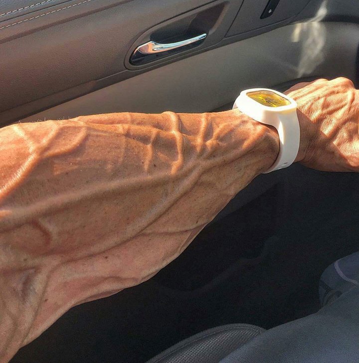 veins map on forearm