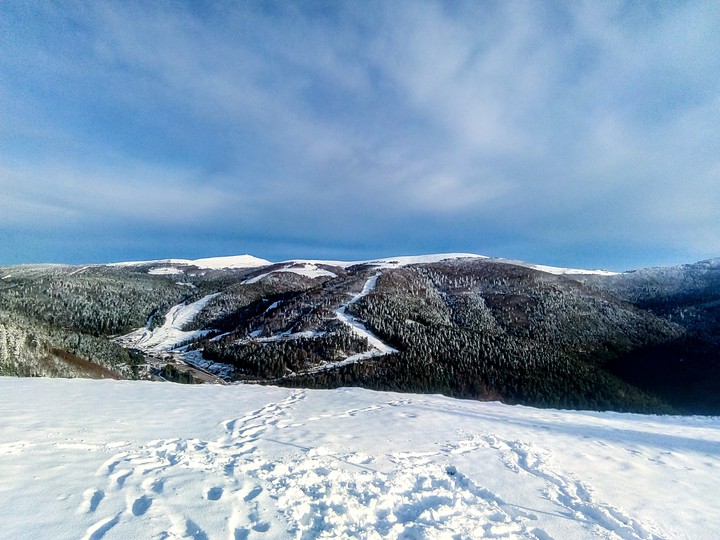 afternoon skiing