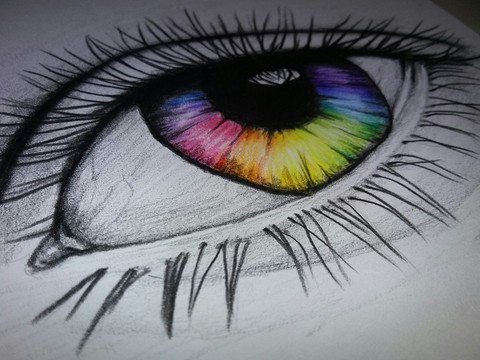 colourful eyes