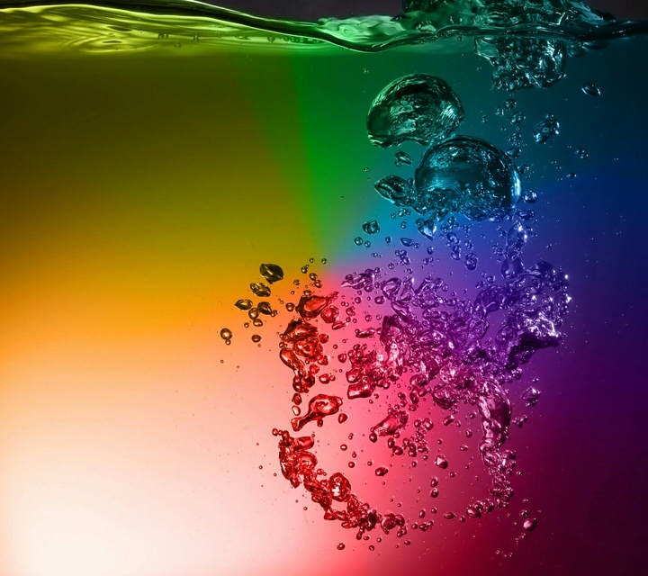 Rainbow water
