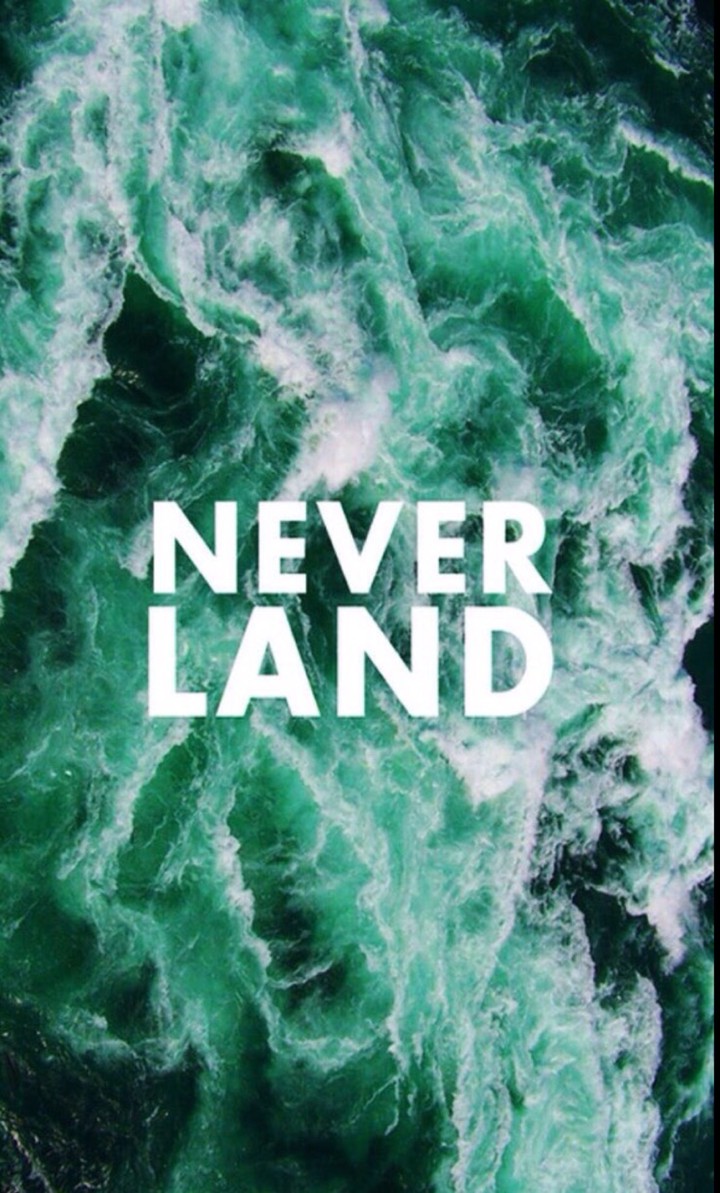 Never land.