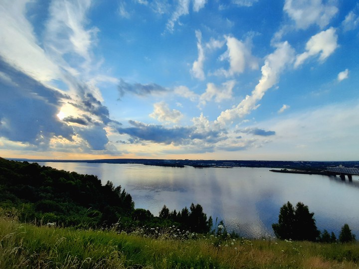 предвечернее небь