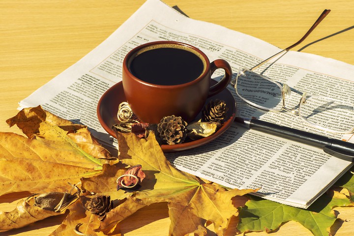 Autumn. Cup