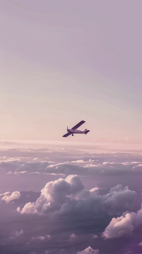 papéis de parede aircraft, cloud