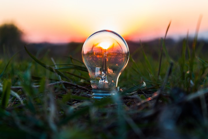 Sunset in bulb