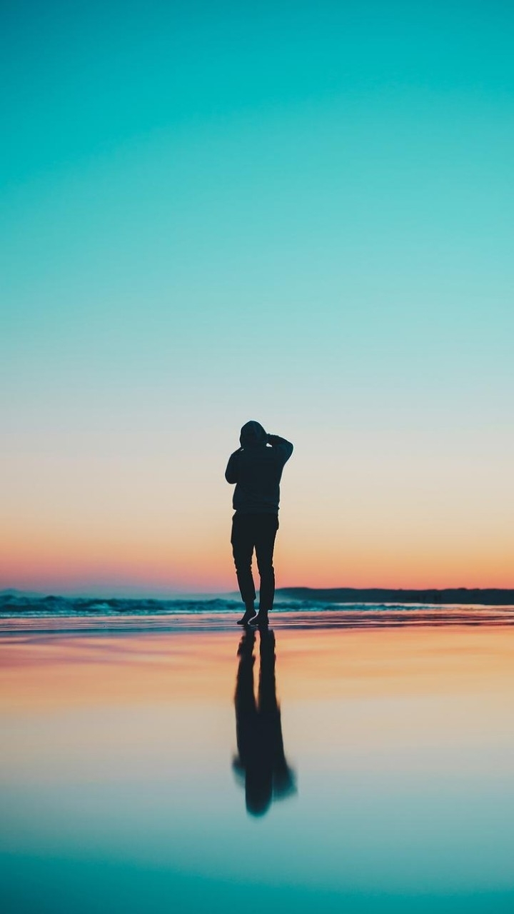 sunset, evening.