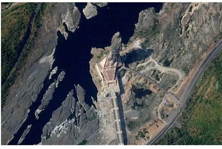 Sarder patel from satellite