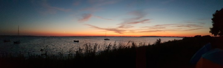 abendhimmel über hiddensee