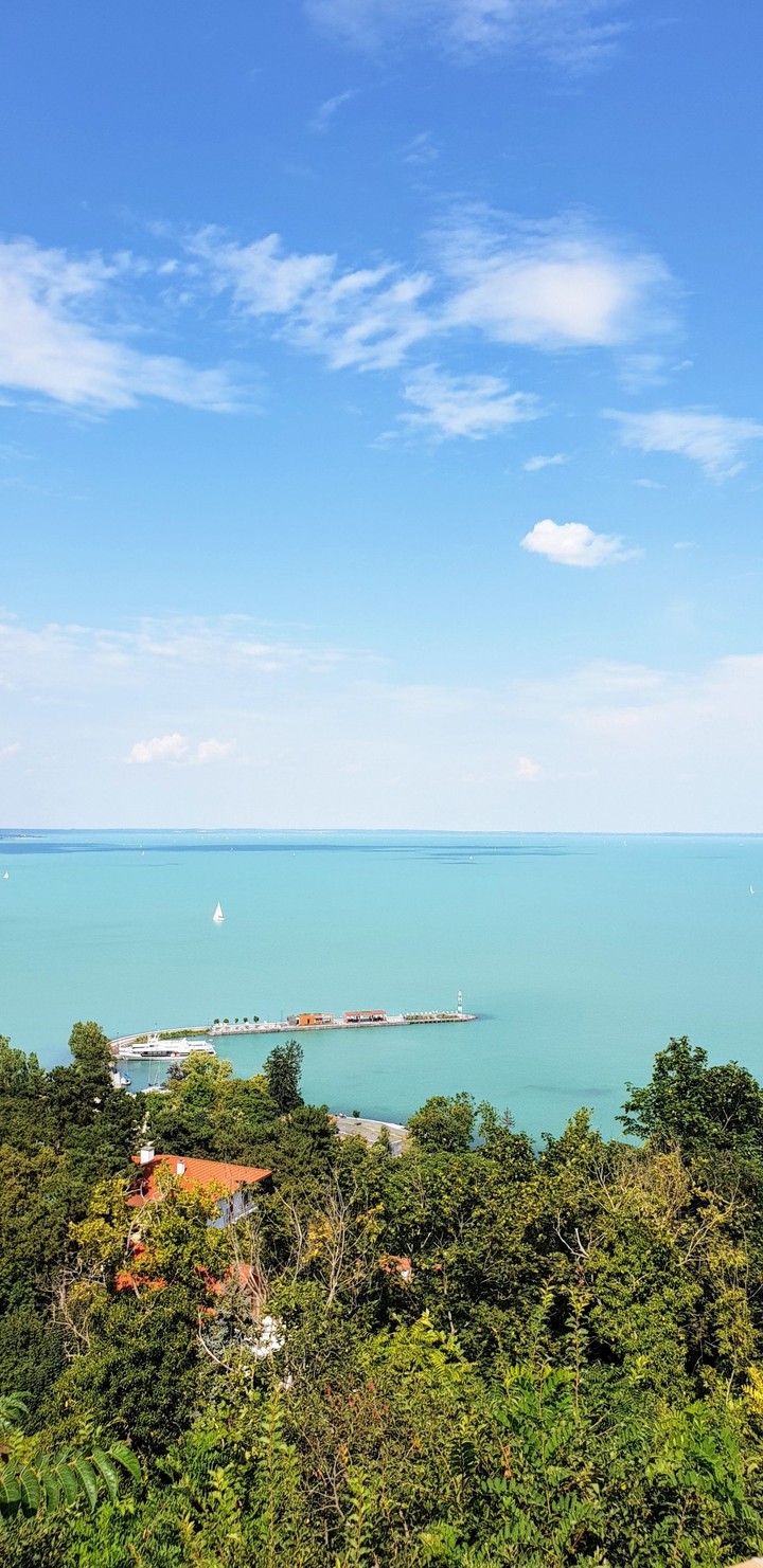 Clear view of Lake Balaton