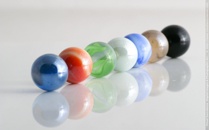 colorful marbles