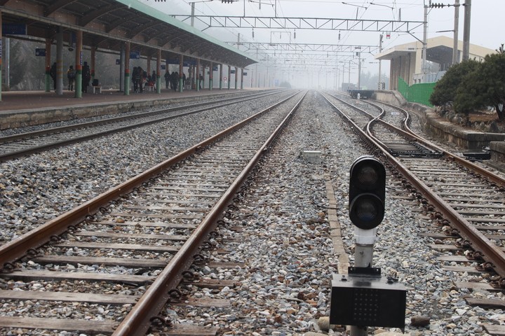 Winter railway