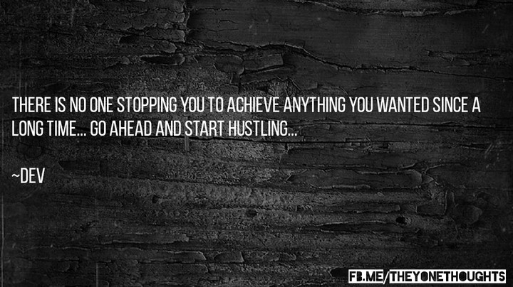 Start hustling