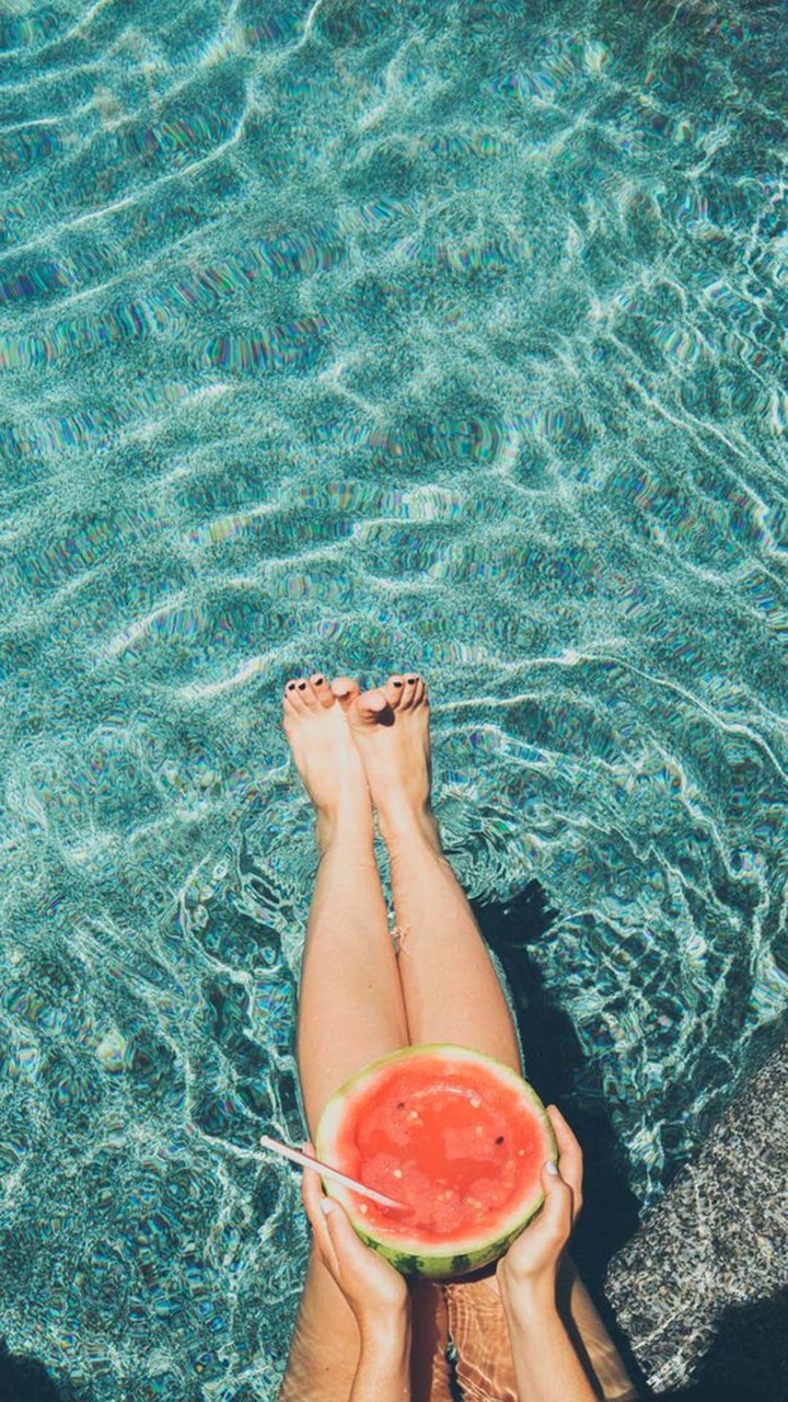 Les pieds dans l'eau