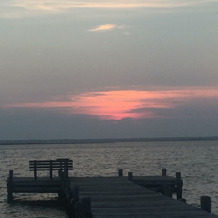 atardecer en el mar