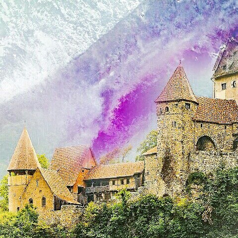 Colourful sky