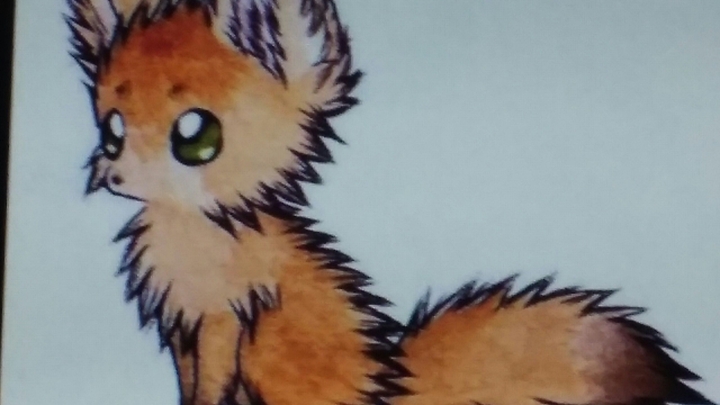 cute baby fox