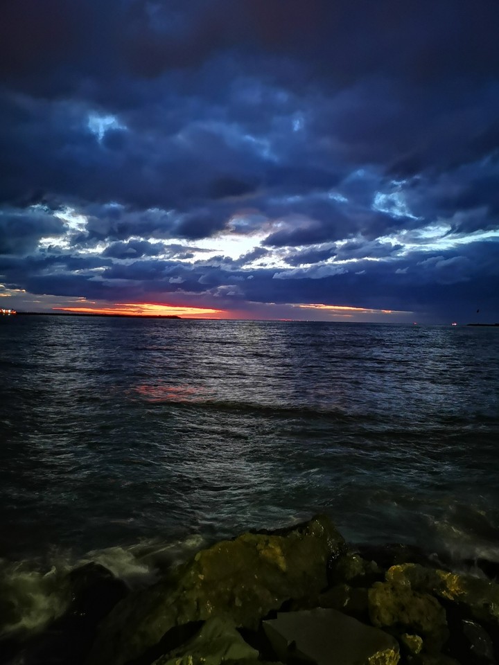 Sunset in the Black Sea