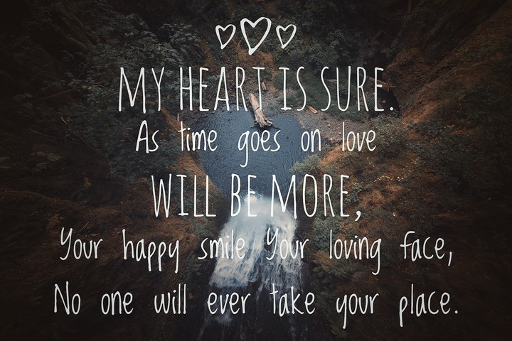 love in words