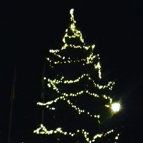 Dorf Weihnachtsbaum